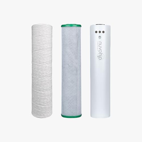 NuvoH2O Replacement Cartridge for Whole Home Trio System, Advanced 3-Stage Citrus Filtered, Salt-Free Water Filter System + Water Softener with Sediment & Chloramine Filtration – Healthy & Pure Water - Image 2
