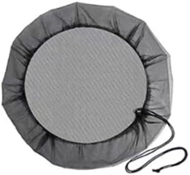 Rain Net Cover With Drawstring, Fine Mesh Lid For Small Diameter Water Buckets, PE Nylon Screen Prevents Leaves Debris And Flies, Black(90cm) by Unknown