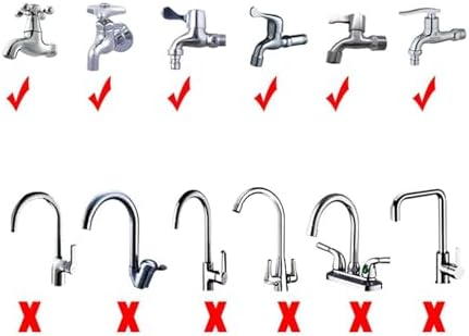 3M/9.84ft Sink Spray Hose, Portable Faucet Sprayer Handheld Faucet Shower - Image 3