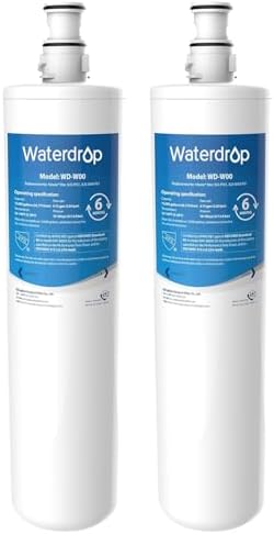 Waterdrop 3US-MAX-F01 3US-PF01 Under Sink Water Filter, 2 Pack by Waterdrop