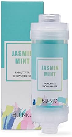 [BU:NIO] Family Vitamin C Shower Filter 5.29Oz - Aroma Scented Shower Head Filter, Hard Water Softener, Chlorine & Rust Remover, Water Purifying, Helps Dry Skin & Hair Loss (Jamin Mint) by ALLDAYSKINCAREBUNiO