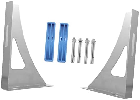 Stainless Steel Water Heater Wall Bracket Pair Hollow Load Bearing by ORFOFE