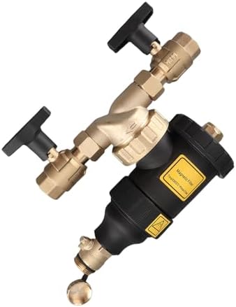 Magnetic Boiler 3/4 Inch Brass Wall Mounted with 5μm Filtration Accuracy for HVAC Heating System Vertical Horizontal Installation - Image 3