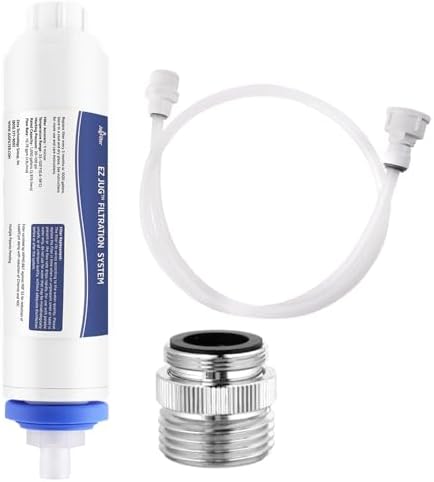 Water Filter Kit for 5 Gallon Jugs, Indoor/Outdoor Faucet Compatible by EZJug