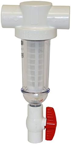 Merrill MFG 1-Inch Spin Down Sediment Water Filter, PVC T-Style with 100 Mesh Screen for Well and Irrigation Filtration by MerrillManufacturing
