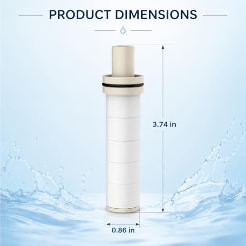 10 Piece Travel Shower Filter Cartridge Replacement, PP Cotton Portable Handheld Shower Water Filter Cartridge, Can Provide Cleaner Water Anytime, Anywhere - Image 2