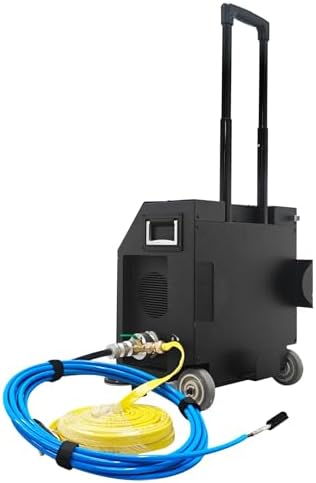 220V Condenser Pipeline Cleaning Machine with 110V Transformer, 550W Tube Cleaner with 24.9-Foot Flexible Shaft, 0–1400 RPM, Dry-Wet Separation for 0.5–0.7-inch HVAC Heat Exchanger Pipes - Image 7