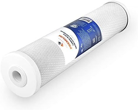 Aquaboon 5 Micron 20 x 4.5 Premium Whole House Water Filter Replacement Cartridge Carbon Block Chlorine Reduction for 1-Stage Water Filtration System 2 Pack - Image 2