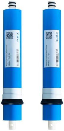 75 GPD RO Membrane Filter Replacement, 11.75" x 1.75" Reverse Osmosis Water Filter Membranes Replacement for Home Drinking Under Sink RO Water Filtration System, 2-Pack by HJCSandmonkWaterFilterCoLtd