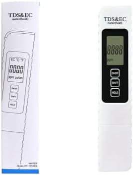 2025 New Digital Water Quality Tester, 4-in-1 TDS EC Temperature (°C/°F) Meter, 0-9990ppm Range, for Drinking Water, Aquariums, RO/DI Systems Battery Included - Image 4