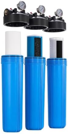 3-Stage Whole House Water Filtration System – Sediment, Chlorine & Odor Reduction by Unknown
