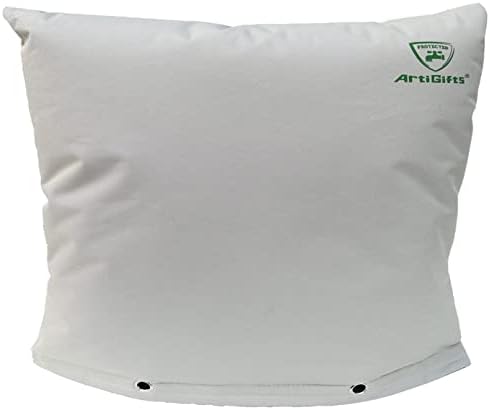 Insulated Pouch - Backflow Preventer Insulation Cover for Winter Freeze Protection, Pale Khaki, 35’’W x 30’’H - Measure Before Purchase by ArtiGifts
