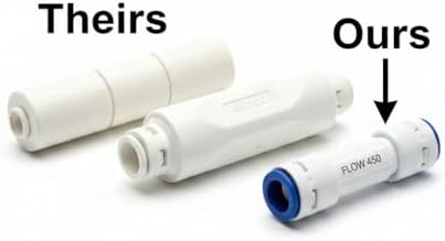 RO Flow Restrictor 450ml/min and 400ml/min 1/4" Quick Connect Inline Valve for Reverse Osmosis Systems - 5 Pack - Image 3