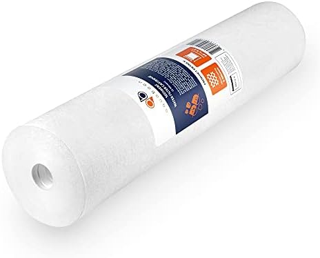 Aquaboon 5 Micron 20 x 4.5 Whole House Water Filter Replacement Cartridge Set: Sediment, Iron & Manganese, CTO for 3-Stage Water Filtration System 2 Pack - Image 3