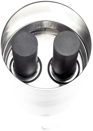 Boroux Compact Gravity-Fed Countertop Stainless Steel Water Filter System | 1.8 Gallons with 2 Authentic Black Foundation. Filters | Matte White - Image 6