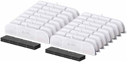 DownyPaws 16 Packs Replacement Filters for Battery Operated Cat Water Fountain DPWFP6 Fursink, 8 Months Set of Replacement Filters by DownyPaws