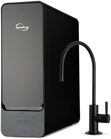 iSpring RO1000-ORB Tankless Reverse Osmosis System, 1000 GPD Fast High Flow by iSpring