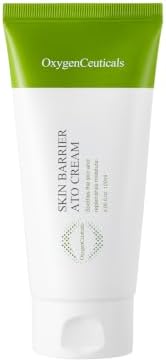 OxygenCeuticals Skin Barrier Ato Cream – Protective Cream with Fucoidan V, Shea Butter & Centella Asiatica, Strengthen Skin Barrier & Soothe Sensitive Skin. 4.05 fl.oz (120ml) by OxygenCeuticals