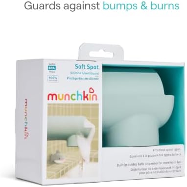Munchkin Soft Spot Silicone Spout Cover for Baby, Slate - Image 5