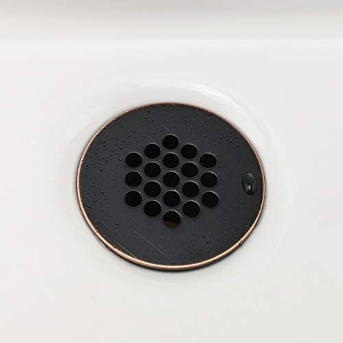 Purelux Grid Drain Strainer Assembly with Overflow for Bathroom Sink, Made of Brass Oil Rubbed Bronze - Image 6