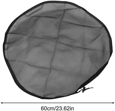 FABULETTA Black Polyester Rain Net, Drawstring Rain Cover, 60Cm Rain Water Cover - Image 5