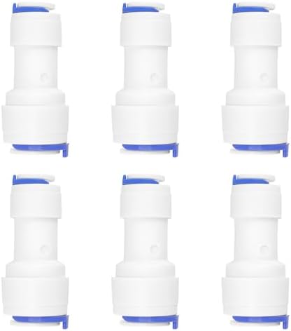6pcs Water Purifier Adapter, 3/8 to 1/4 Water Line Adapter by Unknown