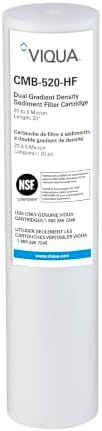 VIQUA CMB-520-HF Polypropylene 20x4.5 Inch 5 Micron Sediment Water Filter by VIQUA