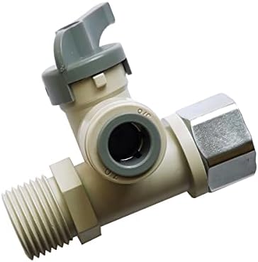YZM RO water filters Feed Water Adapter 1/2" to 1/4" Ball Valve Faucet Tap Feed Reverse Osmosis (Filter Adapter 1/2" to 1/4") by YZMSZ