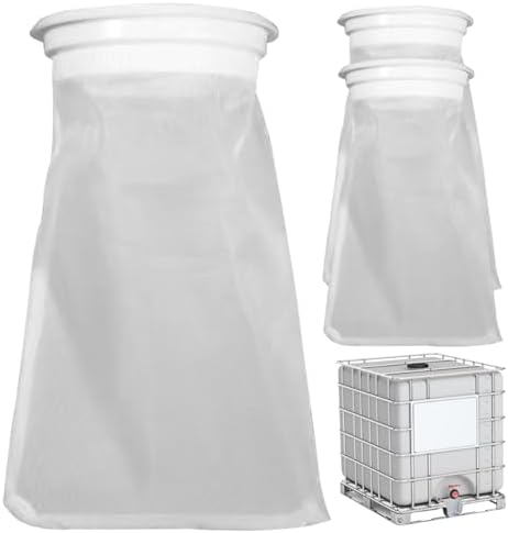 IBC Tote Filter 3Pcs 5.3" x 200mm IBC Lid Filter 200 Mesh Rain Barrel Filter Nylon Washable Reusable Replacement Rain Water Filter - Image 2