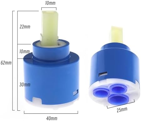 Replacement Mixer Tap Ceramic Disc Cartridge Faucet Inner Valve Hot And Cold Filter - Image 2