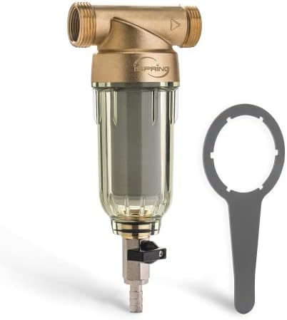 iSpring WGB21B 2-Stage Whole House Water Filtration System & WSP-100 Reusable Whole House Spin Down Sediment Water Filter, 100 Micron Flushable Prefilter Filtration - Image 5