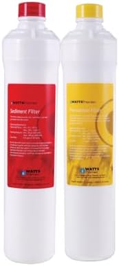 Watts Premier RO Pure Plus Bi-Annual Filter Kit 2-Pack Push Button Design by WattsPremier