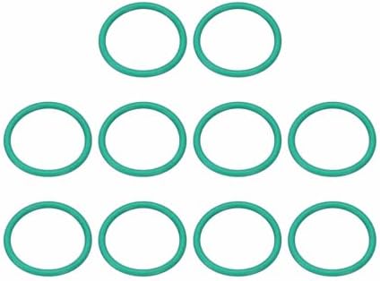 HARFINGTON 10 Pcs Fluorine Rubber O-Rings 28mm OD 23.2mm ID 2.4mm Width Round Sealing O Ring Seal Gasket for Industrial Engines Plumbing Faucet Hose Automotive by HARFINGTON