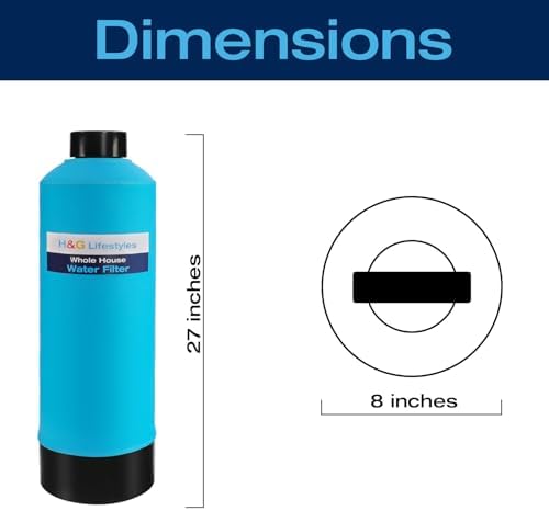 H&G Lifestyles Whole House Water Filter System 700,000 Gallons - Image 2