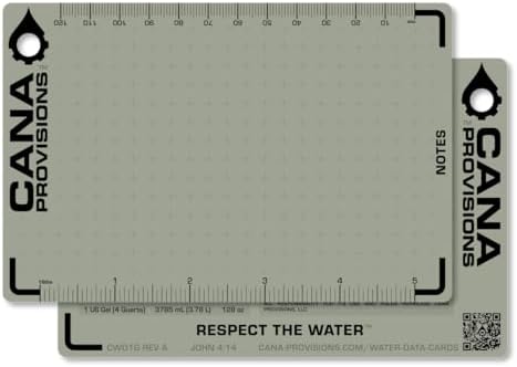 CANA PROVISIONS Water Data Card (4"x6") by Unknown