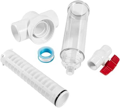 1-1/2" 100 Mesh Spin Down Sand Separator for 50 Gpm Sediment Water Filter System,1.5 Inch PVC Slip Inlet/Outlet by mooncar