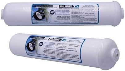 PureT Inline GAC Post-Carbon Filter, 12"x2.5", 1/4" EZ Connect - Image 3