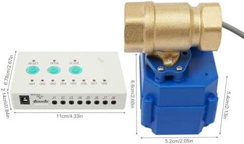Water Leak Detector Kit, Water Pipe Leakage Monitor with DN 20 Ball Valve for DN8-DN25 Valves, Fit Pipes 3/4 NPT and Sound Light Alarms, Reaction Speed 1s, for Kitchens, Swimming Pools - Image 5