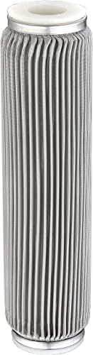 100 Micron 10" x 2.5" Stainless Steel Pleated Whole House Water Filter Cartridge, Universal Cleanable Water Filter Replacement for Well Water(100 Micron) by Amwater