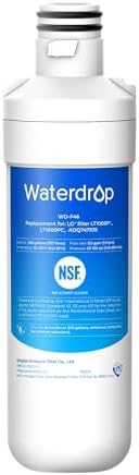 Waterdrop LT1000PC ADQ747935 MDJ64844601 Refrigerator Water Filter by Waterdrop