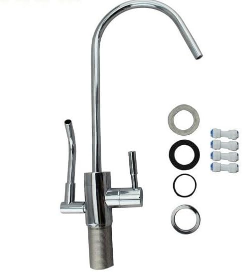 Dual-Outlet Stainless Steel Faucet - For Under-Sink Alkaline Water Ionizer Machines - Image 4