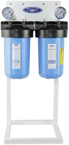 Compact Whole House Water Filter | Metal Removal (2-4 GPM | 1-2 People) - 1-1/2" by CrystalQuest
