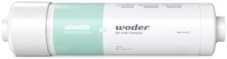 Inline Water Filter System, JG Quick Connect Fittings, Compact Size by Woder