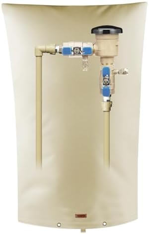 TOHONFOO Backflow Preventer Cover, Pipe Freeze Insulation, 22"Wx34"H, Beige by TOHONFOO