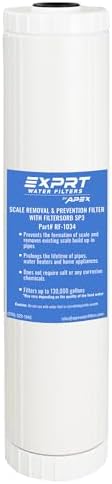 RF-1034 Whole House Water Filter Cartridge - High Capacity 20" x 4.5" 10 Micron Scale Removal & Prevention Filter with Filtersorb SP3 - Descaler Water Filter by ApexExprtWaterFilters