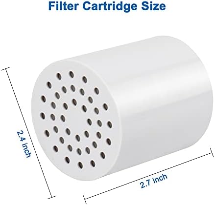 NearMoon 15 - Stage Replacement Cartridge Universal High Output Shower Filter with VC, Reduce Hard Water, Heavy Metal Impurity, Improve Skin & Hair, Fit Any Similar Filter (4 pack) - Image 3