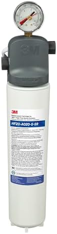 3M Aqua-Pure ICE120-A020-S-SR Carbonless Water Filter System, for Ice Machines, Inhibits Scale, .2 Micron Absolute Rated by Aqua-Pure