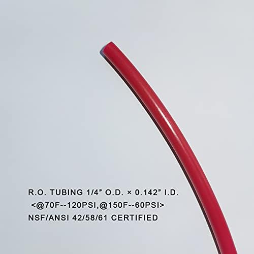 1/4 Inch Water Line, NSF Certified RO Tubing & Refrigerator Water Line - Polyethylene (PE) Flexible Tube for Ice Maker, Under Sink Filter, Reverse Osmosis System - 32.8 Ft yellow - Image 3