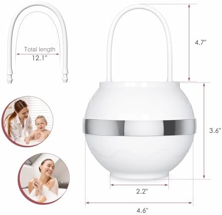 LOFICOPER Bath Filter for Tub, 8 Stage Bathtub Water Filter, 2500 Gallons of Filtration, Removes Hundreds of Contaminants, for Smoother Skin and Hair - Image 7