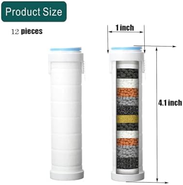High Pressure Handheld Shower Head High Pressure Shower Heads- High Flow Even with Low Water Pressure - Hand Held Showerhead Set with 59″Replacement Hose/Bracket and Cotton Filters (White 2) - Image 3